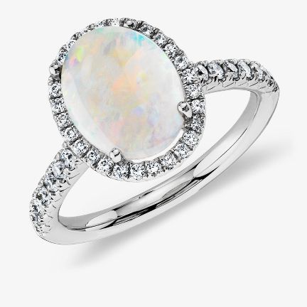 Opal Engagement Rings
